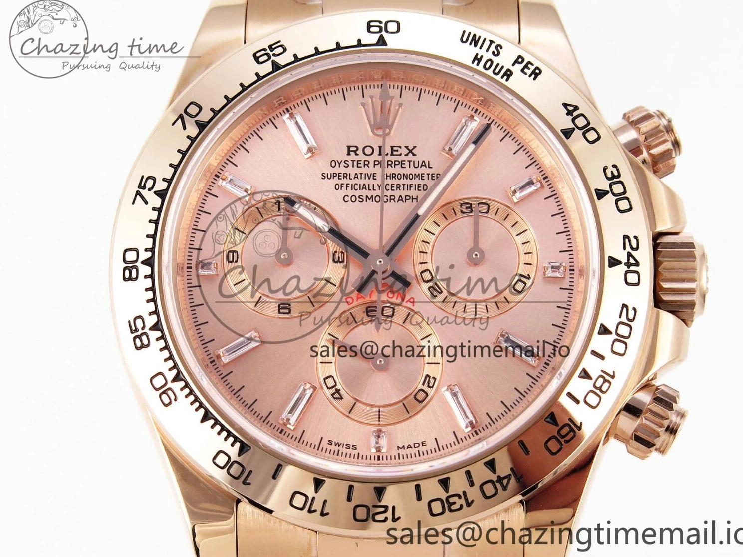 MiroTime 0402 Bold Daytona 116505 KING 1:1 Best Edition RG Crystal Dial on RG Bracelet SH 1938